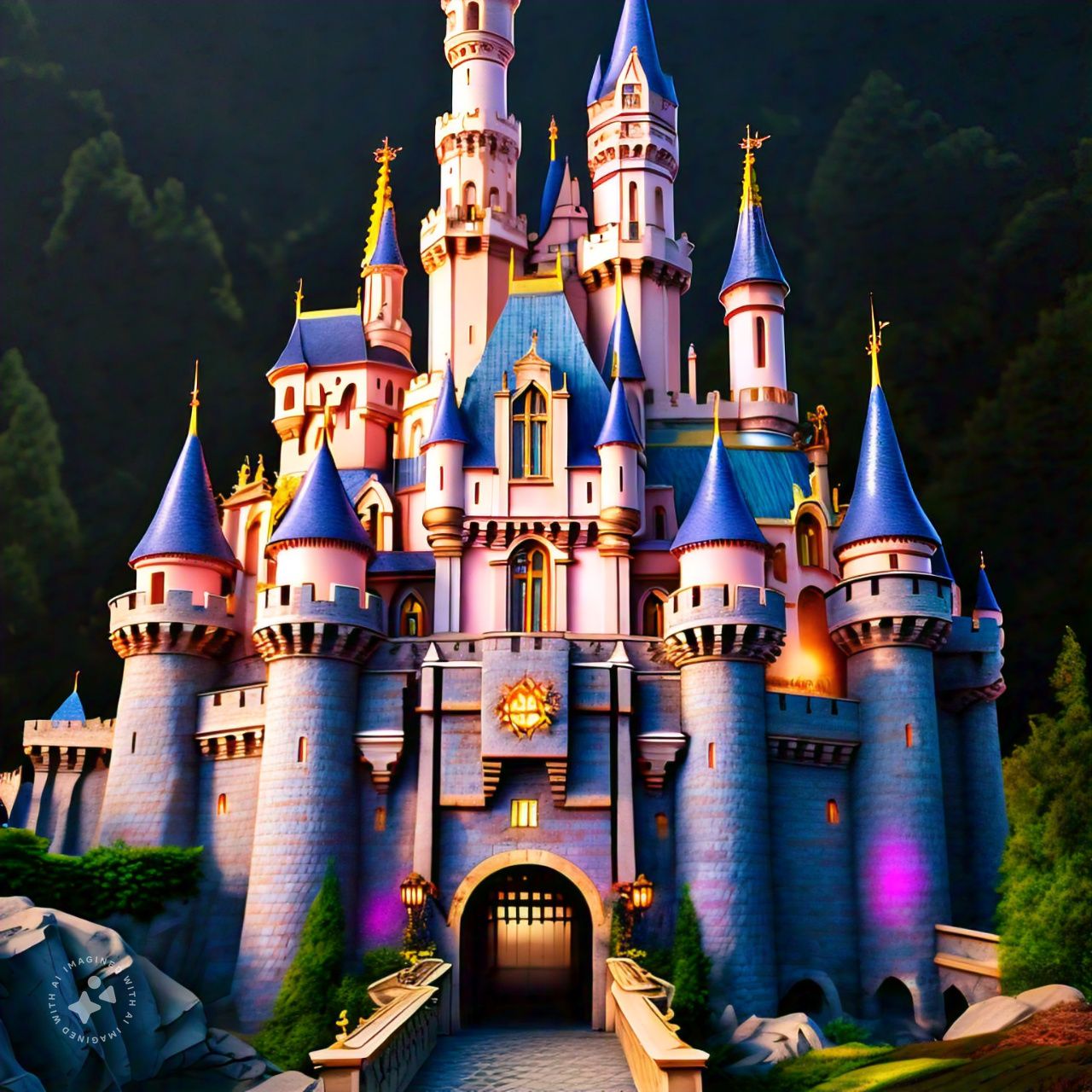 Sleeping Beauty Castle Wallpaper