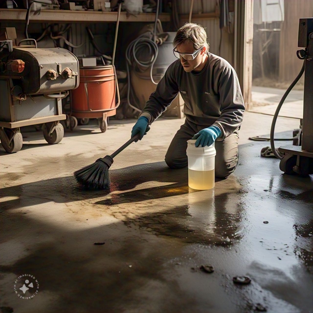 How to Clean Oil from Concrete