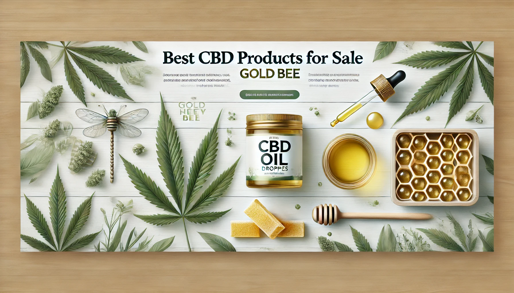 CBD Products for Sale from Gold Bee